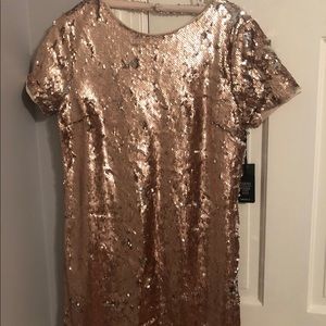 Forever 21 Gold Shimmer Dress